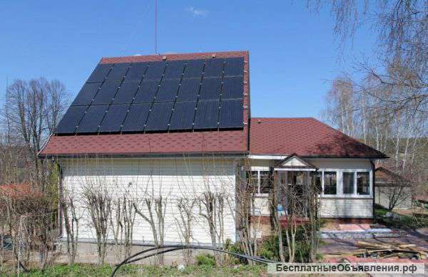 Солнечное электричество на даче или в коттедже