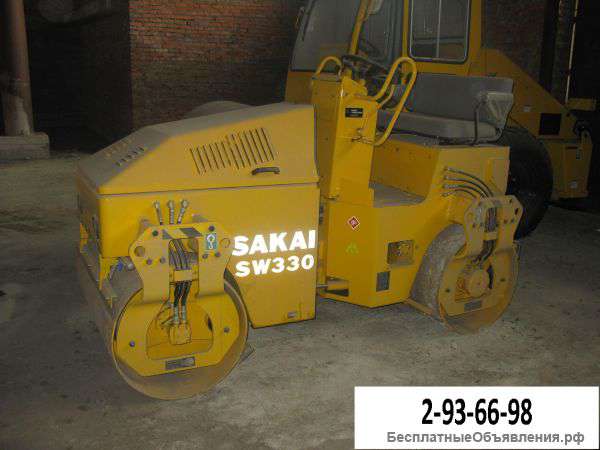 Услуги вибро- катка SAKAI SW300, Вес 3т