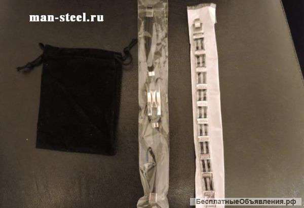 Стальной мужской браслет "X-RAY" и второй браслет в подарок