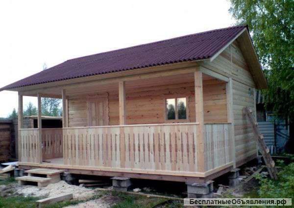 Баня 3 на 4 из осины под ключ всего 150 т.р