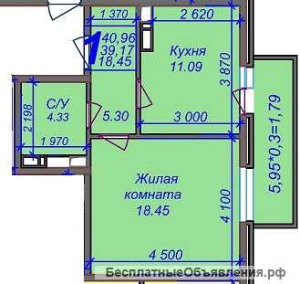 1 к.кв. ул. Душистая, р-н Молодёжный