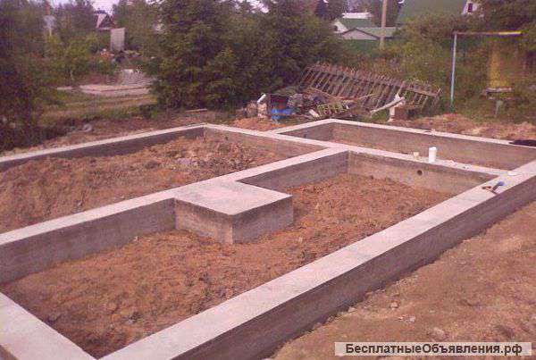 Фундаменты,кровля,заборы