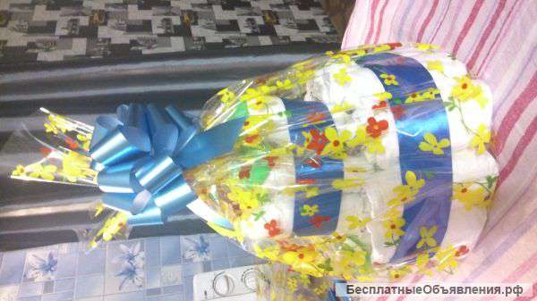 Чудо тортики из памперсов