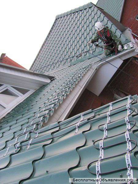 Саморегулирующий кабель для обогрева крыш