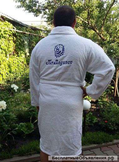 Халат мужской махровый