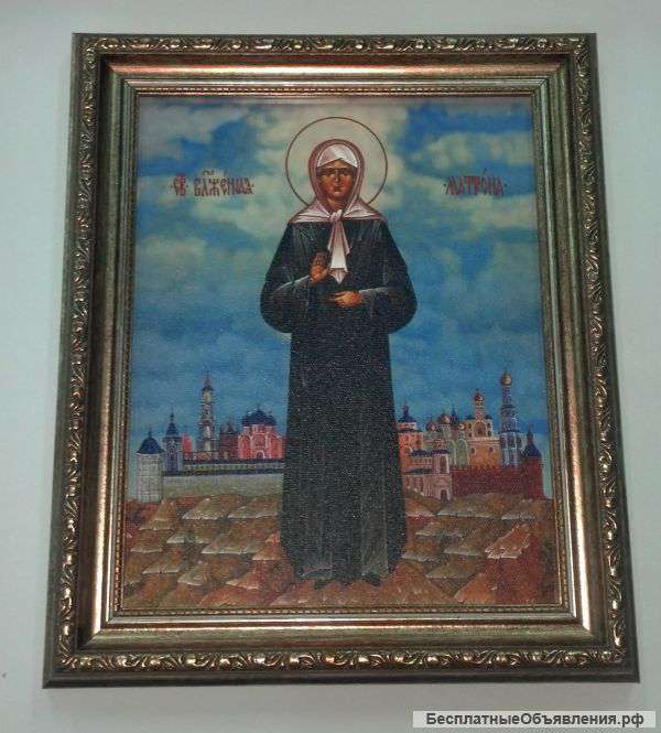 Икона "Святая Матрона Московская" изготовим иконы