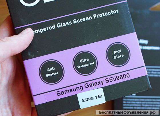 Защитное стекло Ainy, для Apple и Samsung 0.33 mm