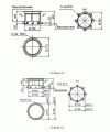 Стаканы С1, С2, С3, С4, С5 для крепления крышного вентилятора