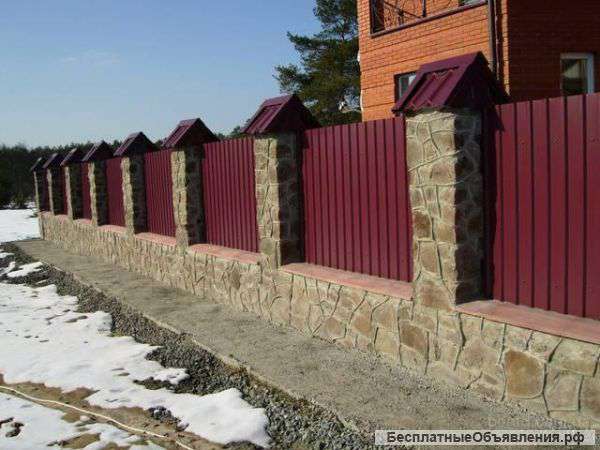 Заборы под ключ в Туле