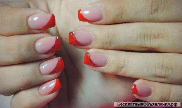 Наращивание ногтей, маникюр, педикюр, shellac
