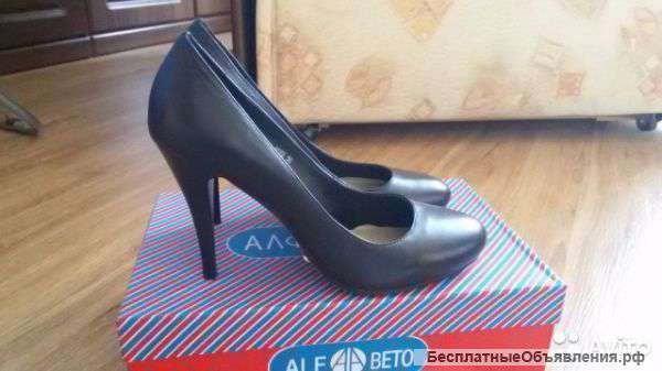Туфли кожаные