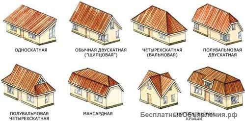Кровля любым материалом. Плотники. Качество