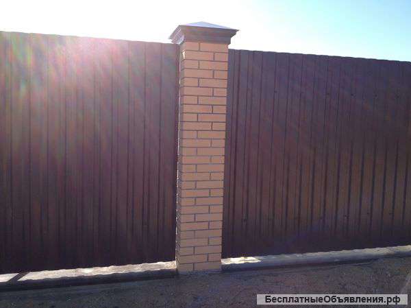 Установка заборов качественно, быстро, надёжно