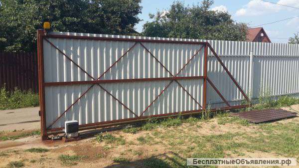 Автомобильные навесы, автоматические откатные ворота