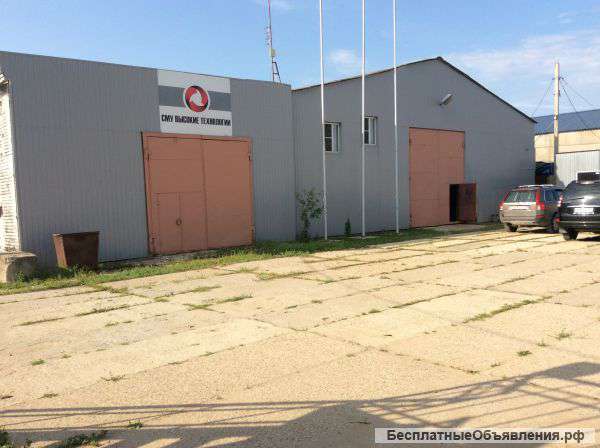 Производственная площадка (двух пролетный цех+ открытая площадка)