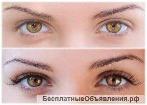 Объемное наращивание ресниц