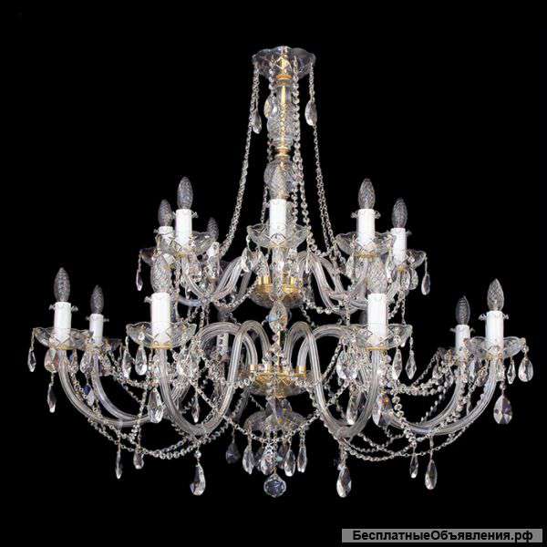 Чешская хрустальная люстра L104-16-02 elite bohemia