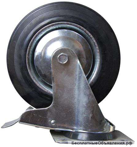 Поворотное колесо для металлического бака