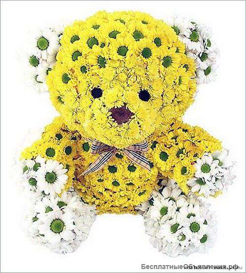 Игрушки из цветов