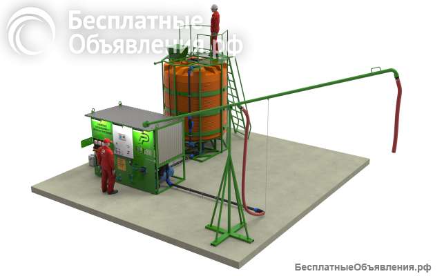 Стационарный растворный узел