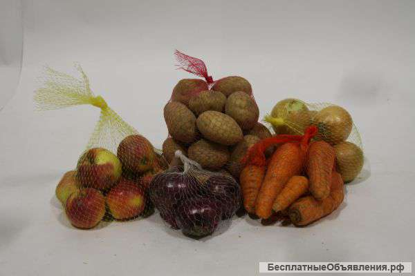 Сетка-рукав для расфасовки овощей, фруктов, мебельная