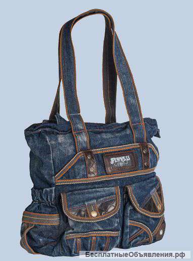 Модная и удобная джинсовая сумка
