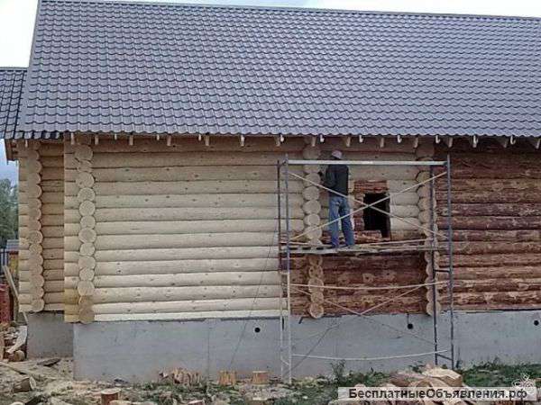 Шлифовка сруба