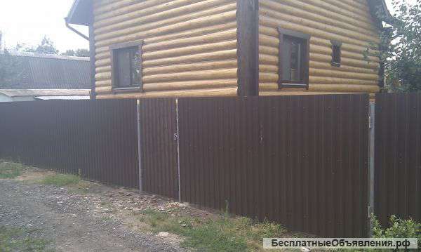 Установка заборов