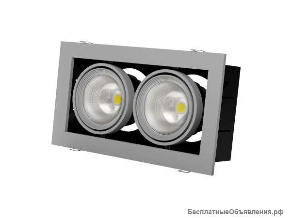 Встраиваемый светильник Grazioso 2 LED 2x30