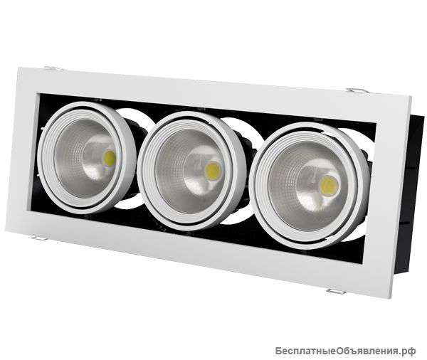 Встраиваемый светильник Grazioso 3 LED 3x30