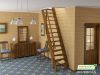 Крашенные деревянные лестницы Profi&Hobby