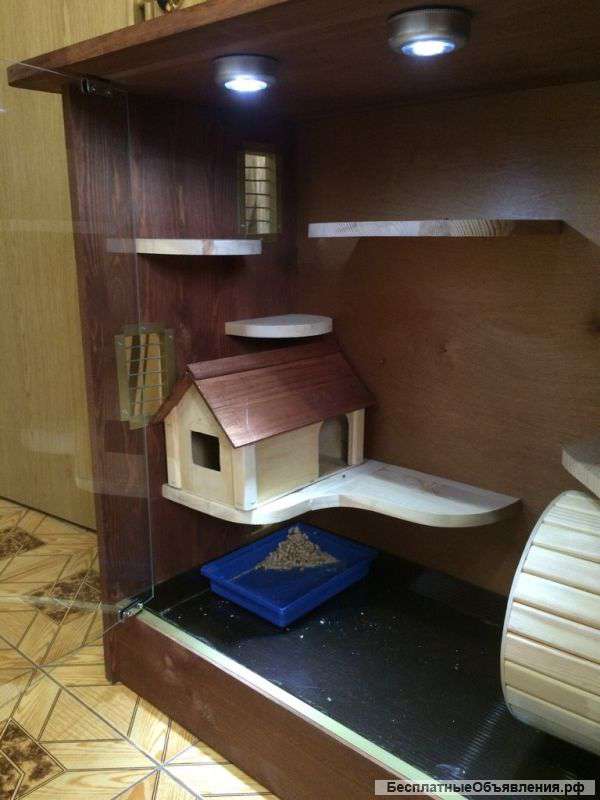 Витрина для шиншилл, дегу, морских свинок