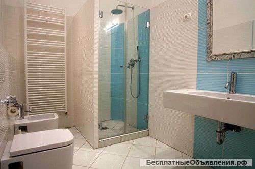 Сантехнические услуги. Установка душевых кабин.