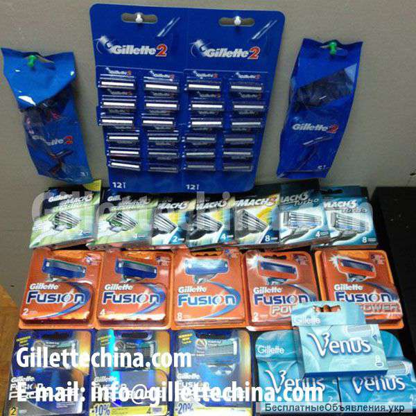 Съемные кассеты оптовой Gillette по самой низкой цене.Китай