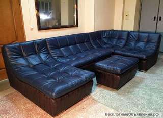 Кожаный модульный диван Ланкастер