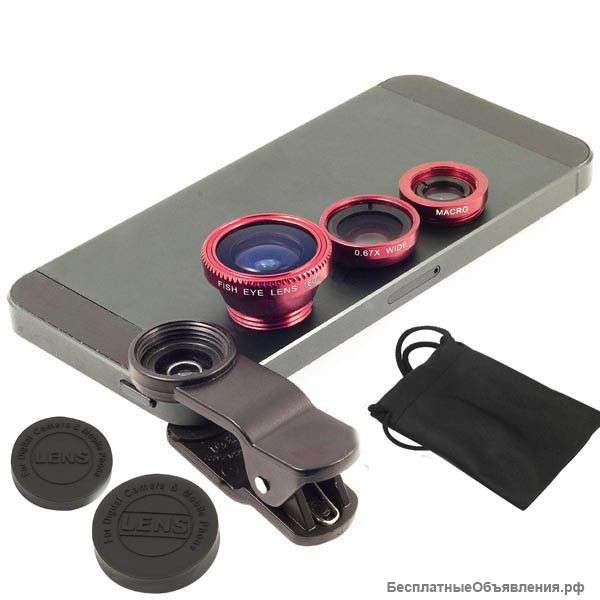 Фишай Fish Eye fisheye 3 в 1