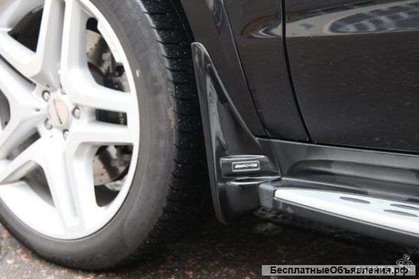 Брызговики перед + зад на Mercedes ML X166 AMG