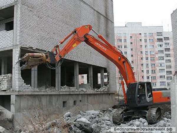 Аренда демонтаж зданий и сооружений