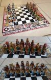 Шахматы этнические с фигурками индейцев