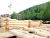 Строительство деревянных домом из рубленного бревна и и профильного бруса