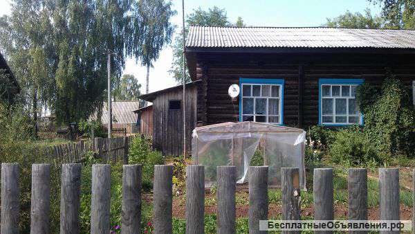 3-комнатная квартира в деревянном доме в Сивинском районе