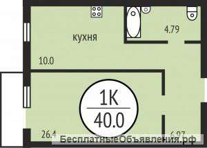 1 кв. в новом кирпичном доме.