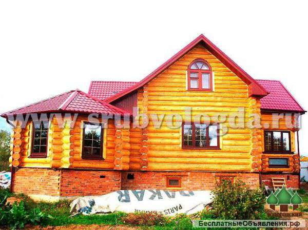 Сруб бани.Вологодский лес.Гостевые Дома-Бани. Спб, Москва.