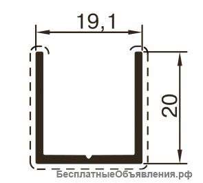 Алюминиевый профиль для сантехнических перегородок