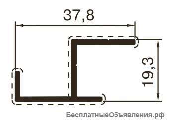 Алюминиевый профиль для сантехнических перегородок