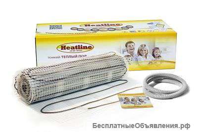 Нагревательный мат Heatline, линейка MS, 1,5