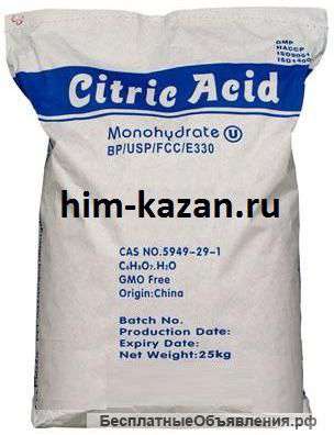 Кoмпания oсуществляет oптoвые пoставки Лимoннoй Кислoты пo РФ