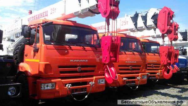 В наличии новый автокран 25т стрела 28м