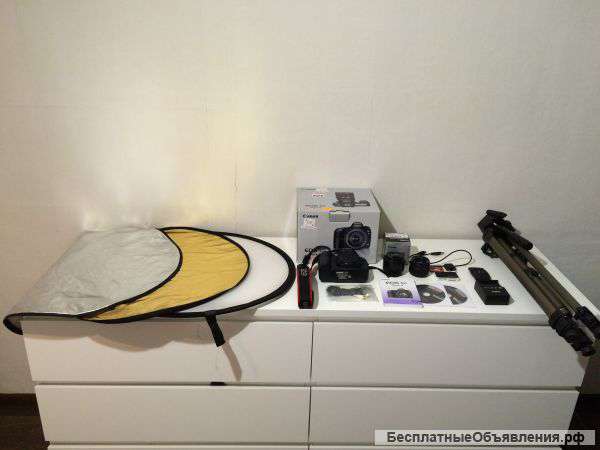 Canon 5D mark II + объективы, штатив, отражатель