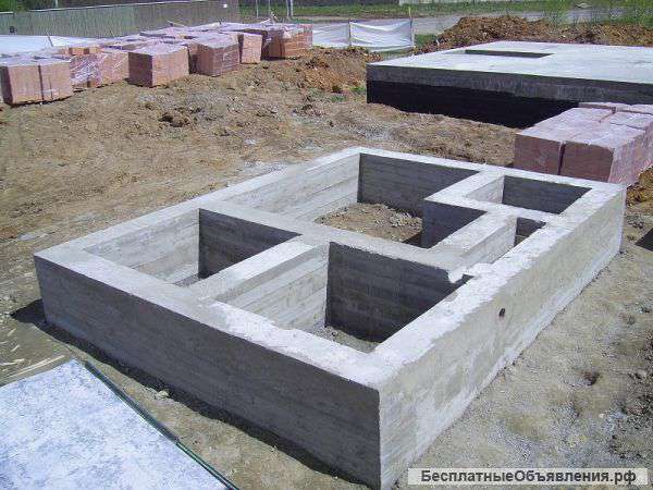 Строительство фундаментов - бетонные работы